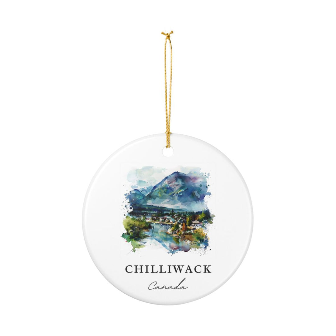 Chilliwack Canada Ornament: Unique Chilliwack Souvenir, Chilliwack Canada Xmas Decor, and Authentic Chilliwack Gift