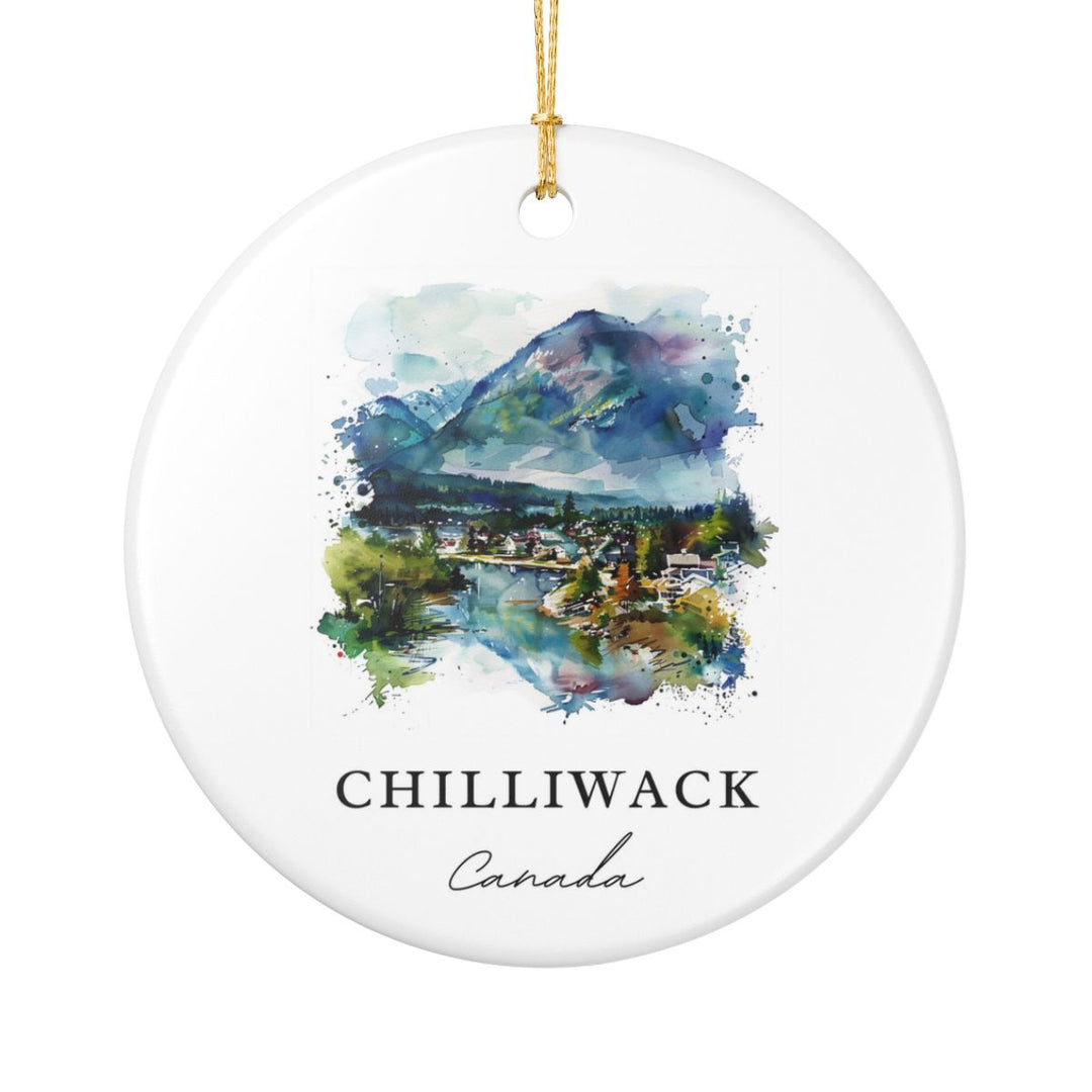 Chilliwack Canada Ornament: Unique Chilliwack Souvenir, Chilliwack Canada Xmas Decor, and Authentic Chilliwack Gift