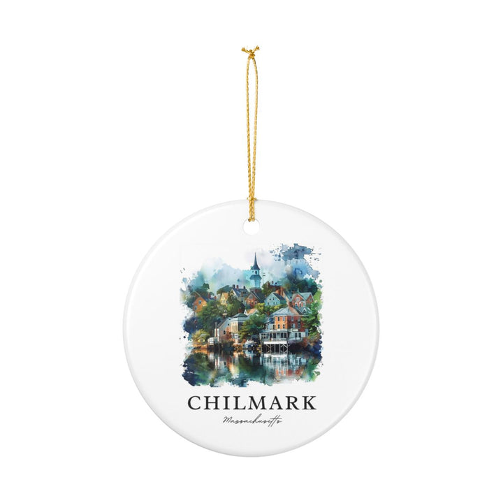 Chilmark Massachusetts Ornament: Unique Chilmark Souvenir, Chilmark Massachusetts Xmas Decor, and Authentic Chilmark Gift