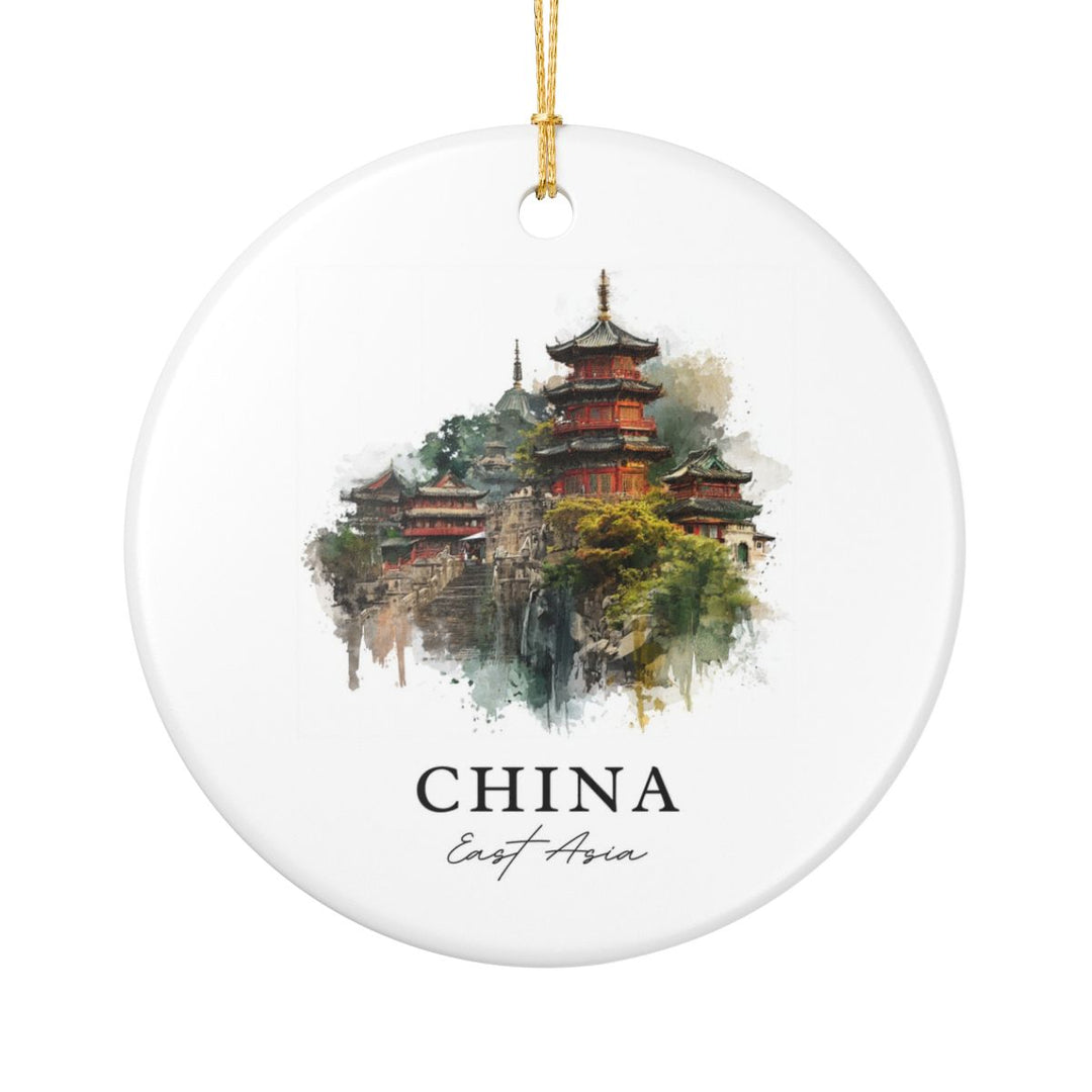 China China Ornament: Unique China Souvenir, China China Xmas Decor, and Authentic China Gift
