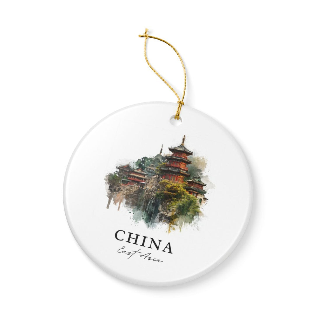 China China Ornament: Unique China Souvenir, China China Xmas Decor, and Authentic China Gift