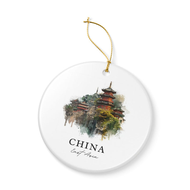 China China Ornament: Unique China Souvenir, China China Xmas Decor, and Authentic China Gift