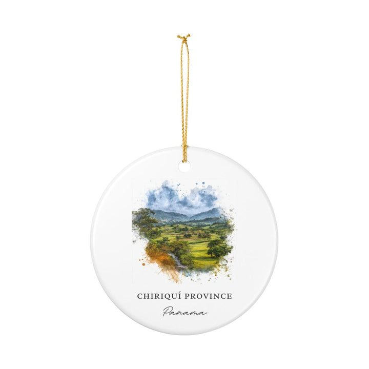 Chiriquí Province Panama Ornament: Unique Chiriquí Province Panama Souvenir, Chiriquí Province Panama Xmas Decor, and Authentic Chiriquí Province Panama Gift