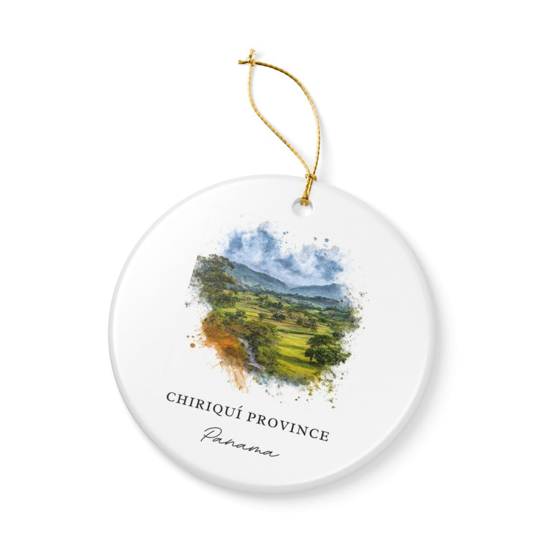 Chiriquí Province Panama Ornament: Unique Chiriquí Province Panama Souvenir, Chiriquí Province Panama Xmas Decor, and Authentic Chiriquí Province Panama Gift