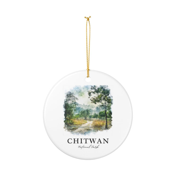 Chitwan National Park Nepal Ornament: Unique Chitwan National Park Souvenir, Chitwan National Park Nepal Xmas Decor, and Authentic Chitwan National Park Gift