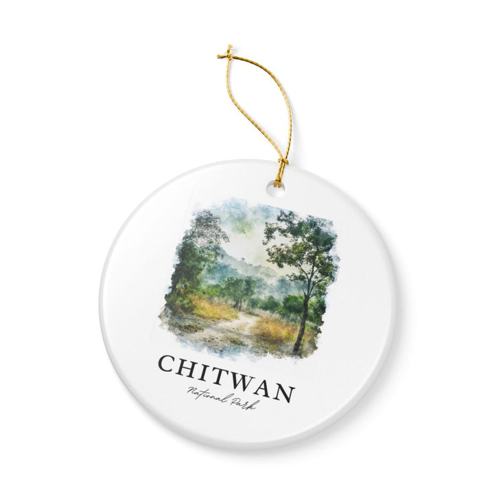 Chitwan National Park Nepal Ornament: Unique Chitwan National Park Souvenir, Chitwan National Park Nepal Xmas Decor, and Authentic Chitwan National Park Gift