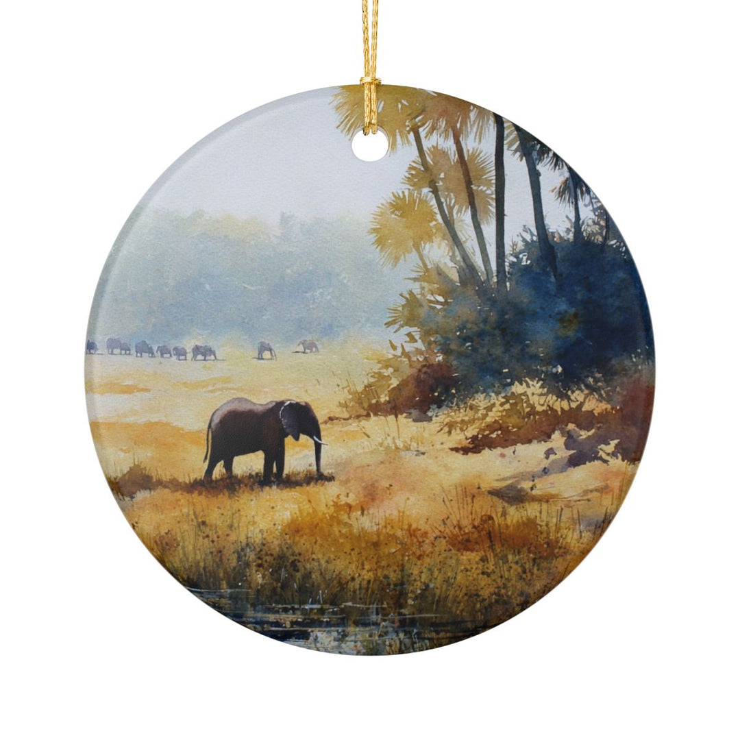 Chobe National Park Botswana Ornament: Unique Chobe National Park Souvenir, Chobe National Park Botswana Xmas Decor, and Authentic Chobe National Park Gift