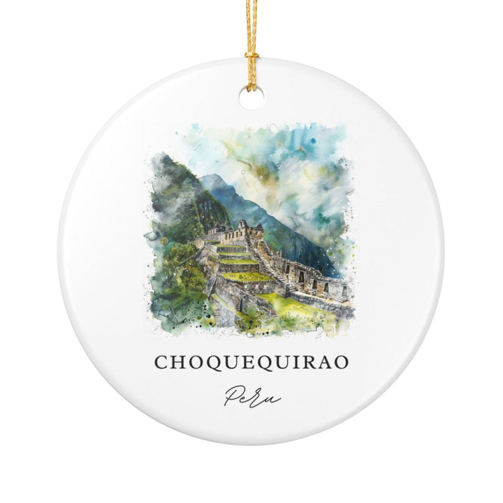 Choquequirao Peru Ornament: Unique Choquequirao Souvenir, Choquequirao Peru Xmas Decor, and Authentic Choquequirao Gift