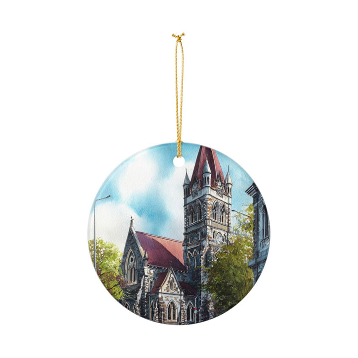 Christchurch New Zealand Ornament: Unique Christchurch Souvenir, Christchurch New Zealand Xmas Decor, and Authentic Christchurch Gift