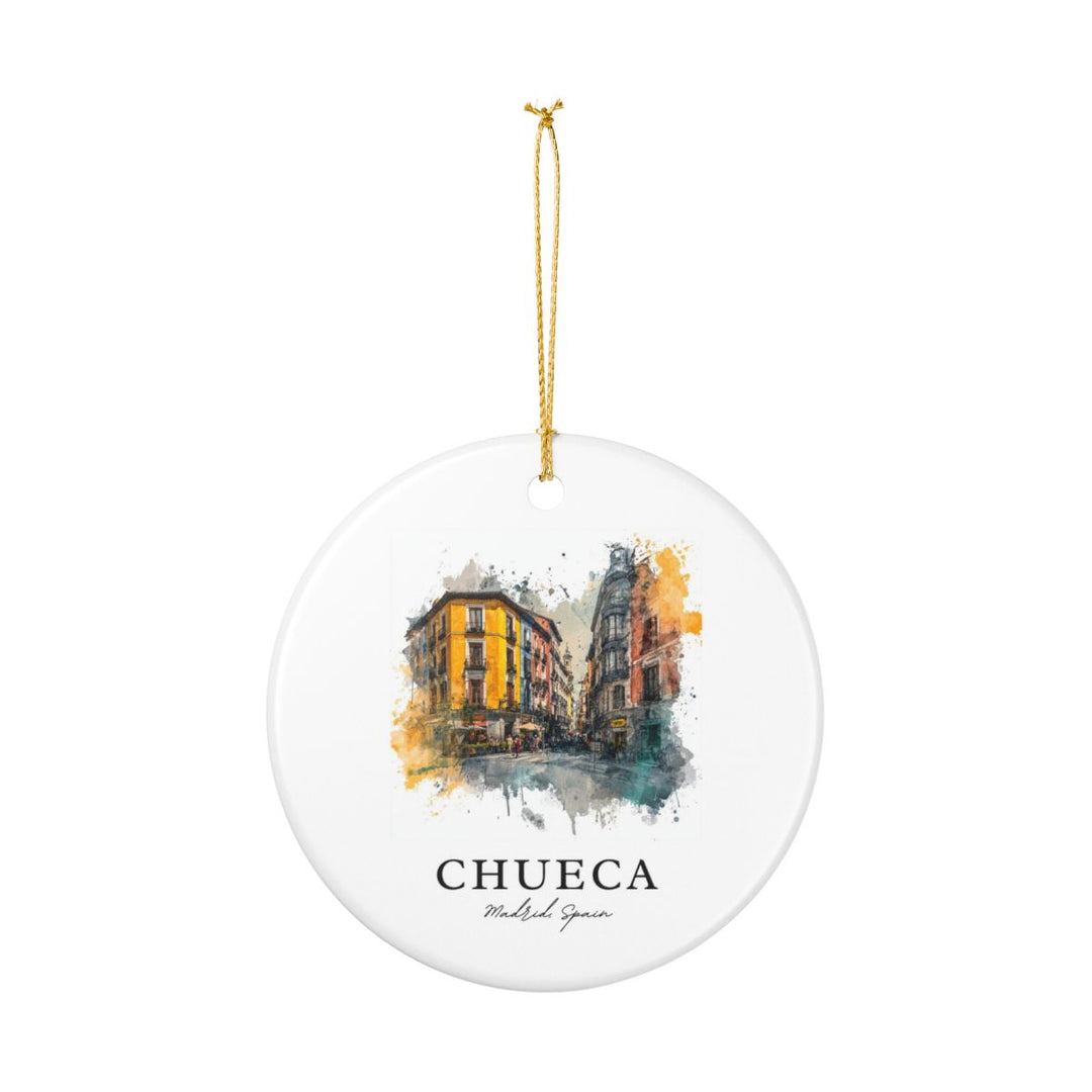 Chueca Spain Ornament: Unique Chueca Souvenir, Chueca Spain Xmas Decor, and Authentic Chueca Gift