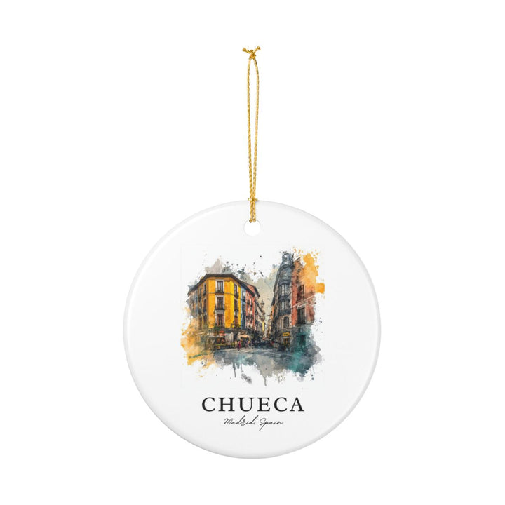 Chueca Spain Ornament: Unique Chueca Souvenir, Chueca Spain Xmas Decor, and Authentic Chueca Gift
