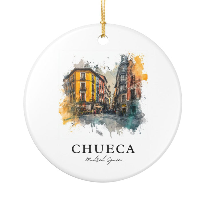 Chueca Spain Ornament: Unique Chueca Souvenir, Chueca Spain Xmas Decor, and Authentic Chueca Gift