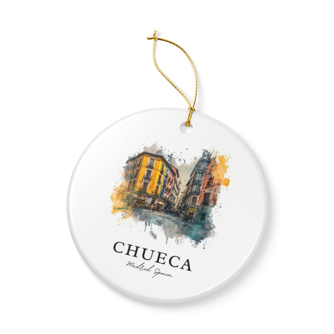 Chueca Spain Ornament: Unique Chueca Souvenir, Chueca Spain Xmas Decor, and Authentic Chueca Gift