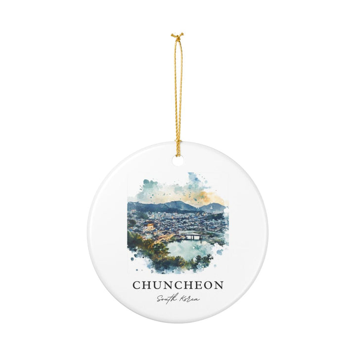 Chuncheon South Korea Ornament: Unique Chuncheon Souvenir, Chuncheon South Korea Xmas Decor, and Authentic Chuncheon Gift