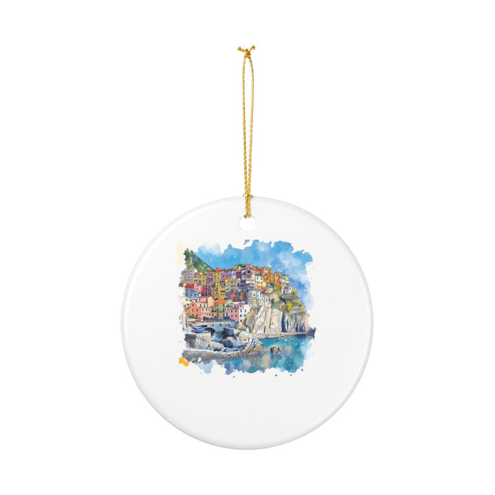 Cinque Terre Italy Ornament: Unique Cinque Terre Souvenir, Cinque Terre Italy Xmas Decor, and Authentic Cinque Terre Gift