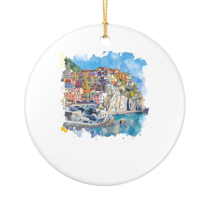 Cinque Terre Italy Ornament: Unique Cinque Terre Souvenir, Cinque Terre Italy Xmas Decor, and Authentic Cinque Terre Gift