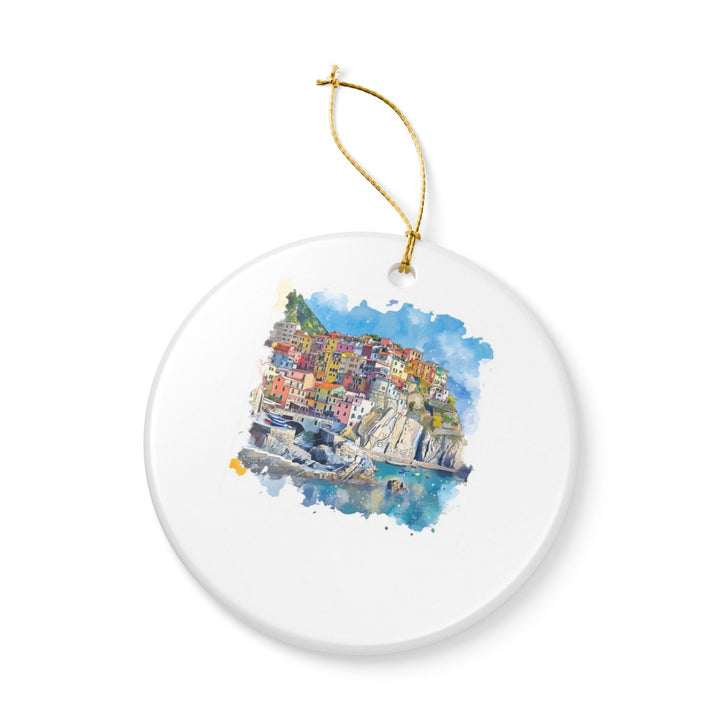 Cinque Terre Italy Ornament: Unique Cinque Terre Souvenir, Cinque Terre Italy Xmas Decor, and Authentic Cinque Terre Gift