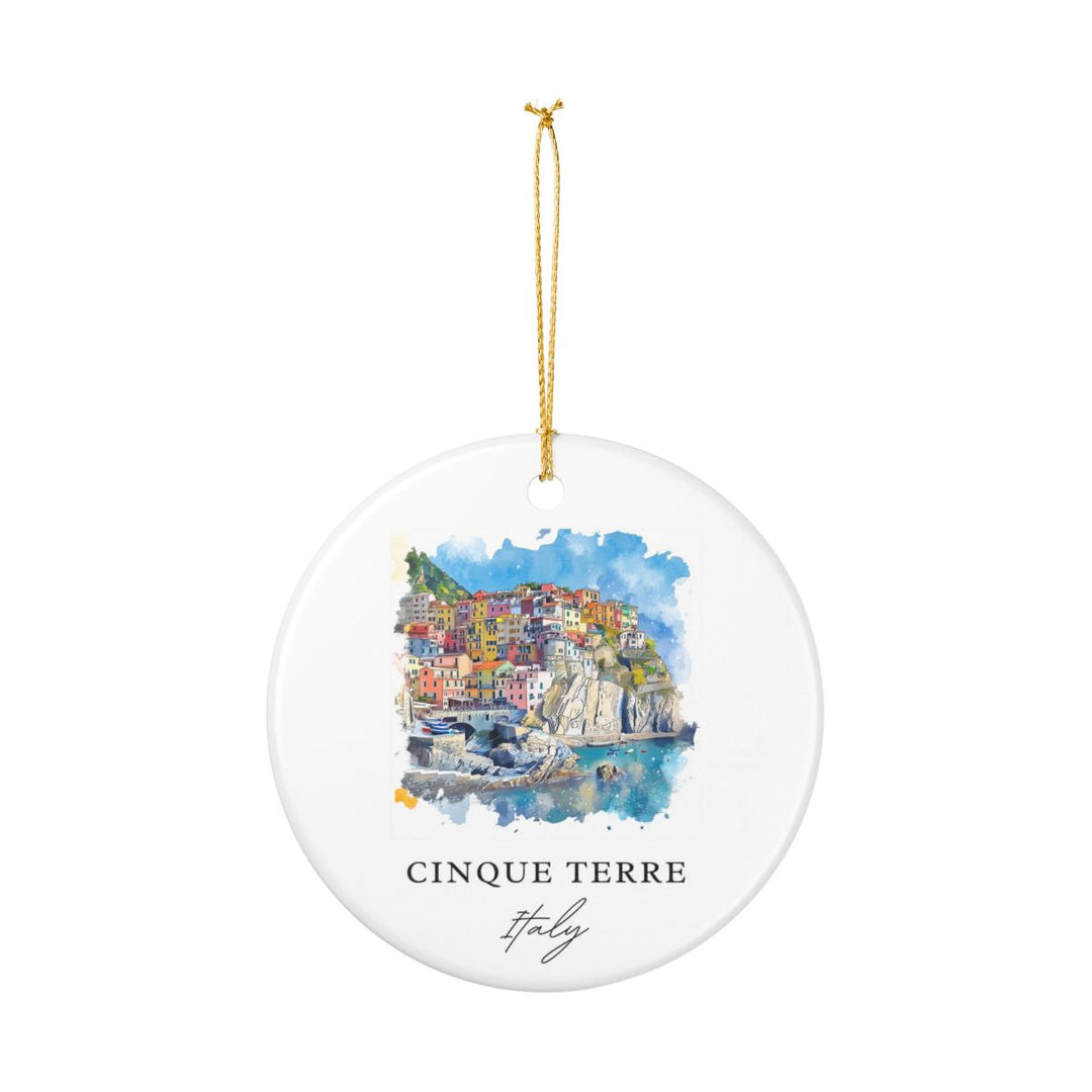 Cinque Terre Italy Ornament: Unique Cinque Terre Souvenir, Cinque Terre Italy Xmas Decor, and Authentic Cinque Terre Gift