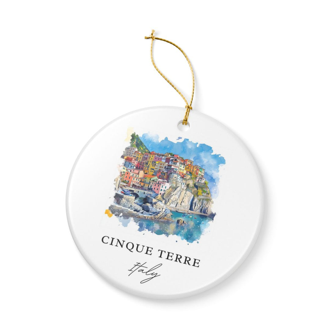Cinque Terre Italy Ornament: Unique Cinque Terre Souvenir, Cinque Terre Italy Xmas Decor, and Authentic Cinque Terre Gift