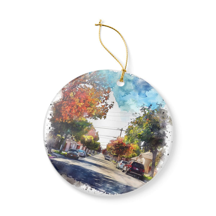 Citrus Heights California USA Ornament: Unique Citrus Heights Souvenir, Citrus Heights California Xmas Decor, and Authentic Citrus Heights Gift
