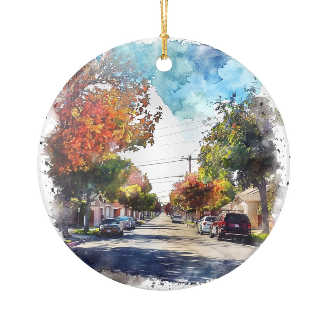 Citrus Heights California USA Ornament: Unique Citrus Heights Souvenir, Citrus Heights California Xmas Decor, and Authentic Citrus Heights Gift
