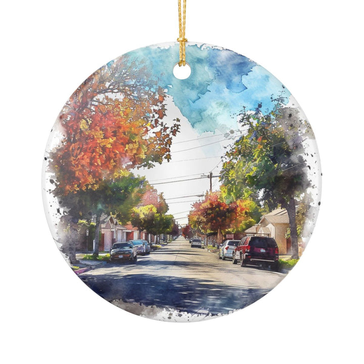 Citrus Heights California USA Ornament: Unique Citrus Heights Souvenir, Citrus Heights California Xmas Decor, and Authentic Citrus Heights Gift