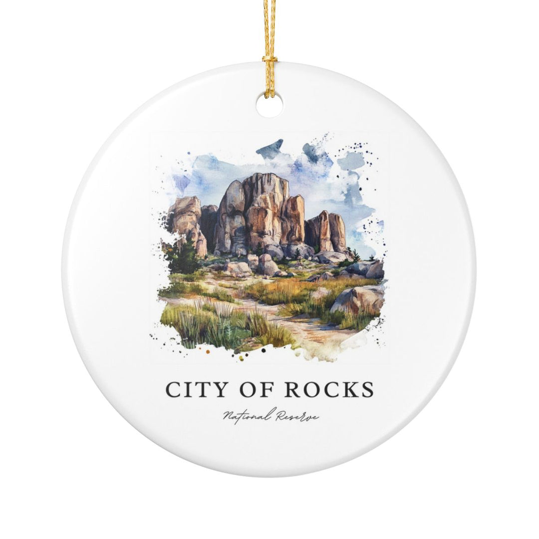 City of Rocks Idaho Ornament: Unique City of Rocks Idaho Souvenir, City of Rocks Idaho Xmas Decor, and Authentic City of Rocks Idaho Gift