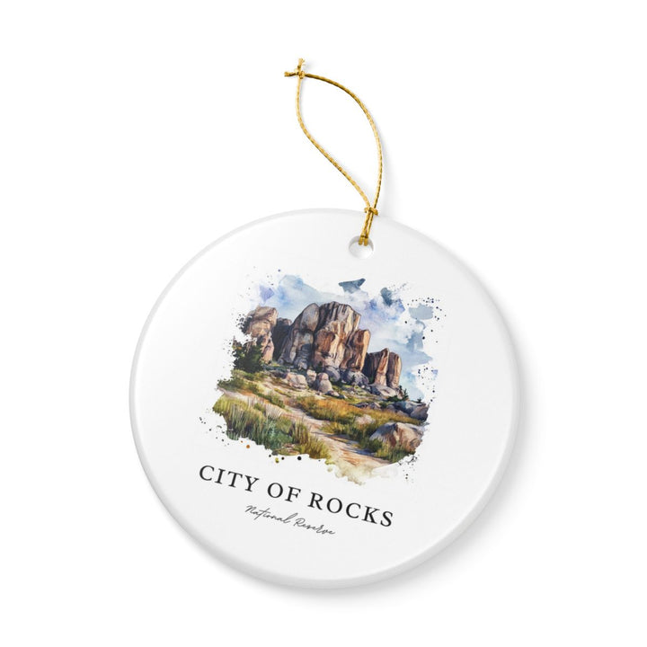 City of Rocks Idaho Ornament: Unique City of Rocks Idaho Souvenir, City of Rocks Idaho Xmas Decor, and Authentic City of Rocks Idaho Gift