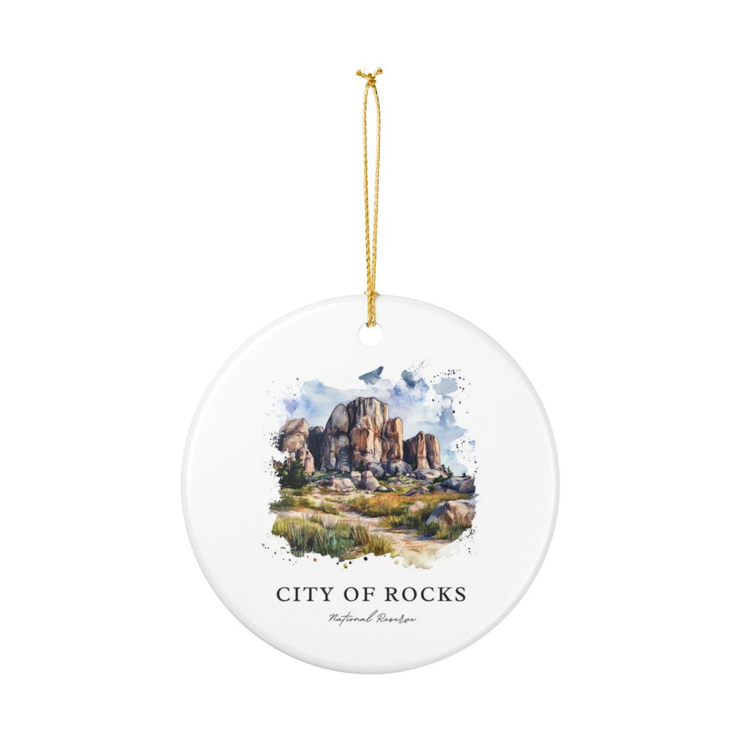 City of Rocks Idaho Ornament: Unique City of Rocks Idaho Souvenir, City of Rocks Idaho Xmas Decor, and Authentic City of Rocks Idaho Gift