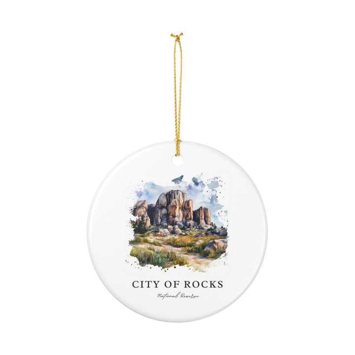City of Rocks Idaho Ornament: Unique City of Rocks Idaho Souvenir, City of Rocks Idaho Xmas Decor, and Authentic City of Rocks Idaho Gift