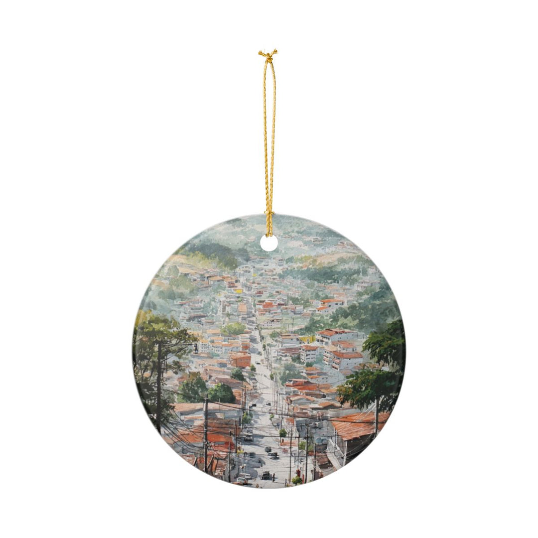 Ciudad del Este Paraguay Ornament: Unique Ciudad del Este Paraguay Souvenir, Ciudad del Este Paraguay Xmas Decor, and Authentic Ciudad del Este Paraguay Gift
