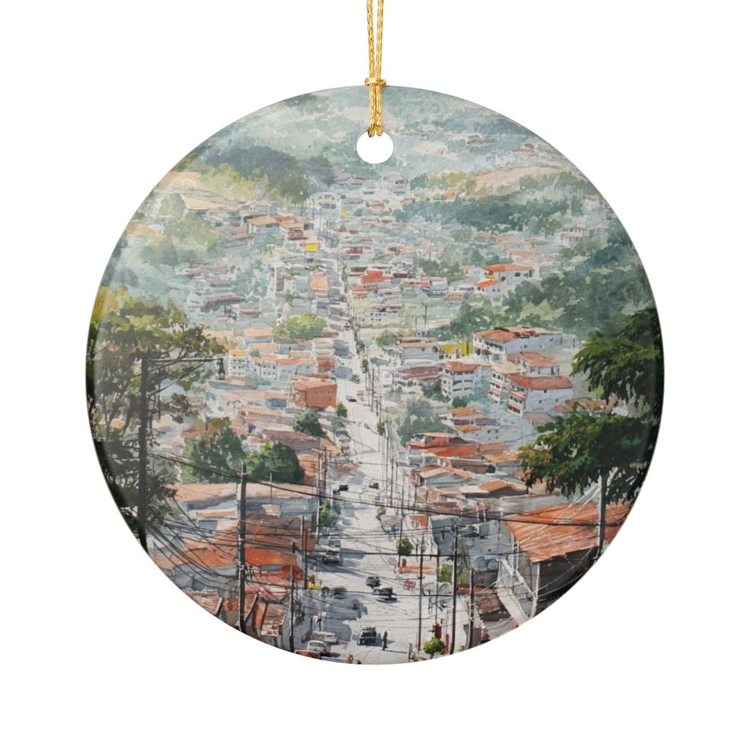 Ciudad del Este Paraguay Ornament: Unique Ciudad del Este Paraguay Souvenir, Ciudad del Este Paraguay Xmas Decor, and Authentic Ciudad del Este Paraguay Gift