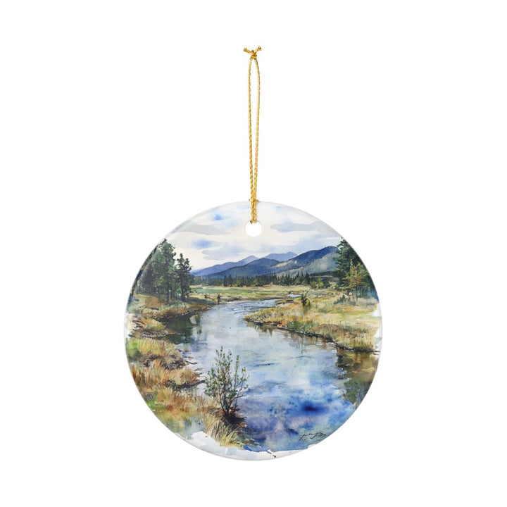 Clark Fork River Montana USA Ornament: Unique Clark Fork River Souvenir, Clark Fork River Montana Xmas Decor, and Authentic Clark Fork River Gift