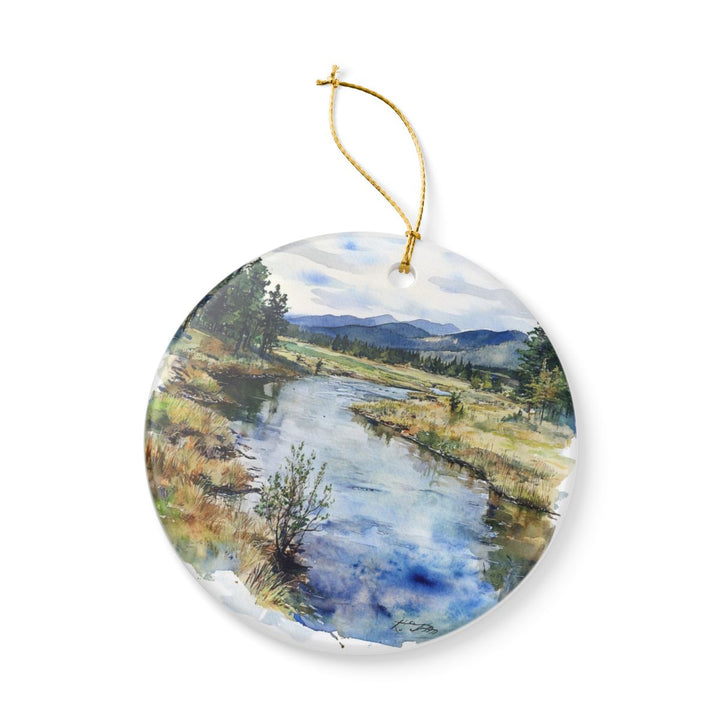 Clark Fork River Montana USA Ornament: Unique Clark Fork River Souvenir, Clark Fork River Montana Xmas Decor, and Authentic Clark Fork River Gift