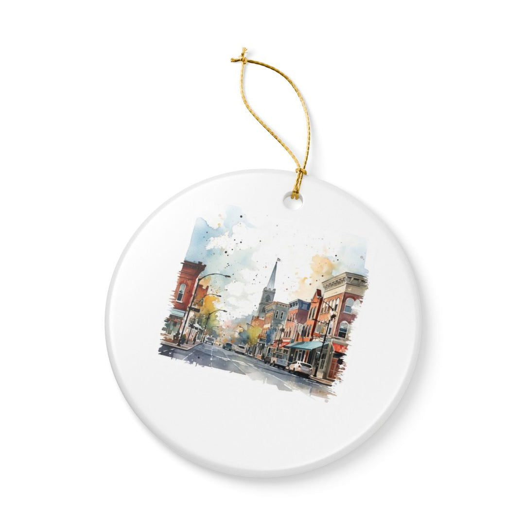 Clarksville Tennessee Tennessee Ornament: Unique Clarksville Souvenir, Clarksville Tennessee Xmas Decor, and Authentic Clarksville Gift