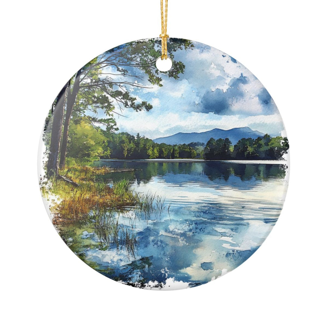 Claytor Lake Virginia USA Ornament: Unique Claytor Lake Souvenir, Claytor Lake Virginia Xmas Decor, and Authentic Claytor Lake Gift