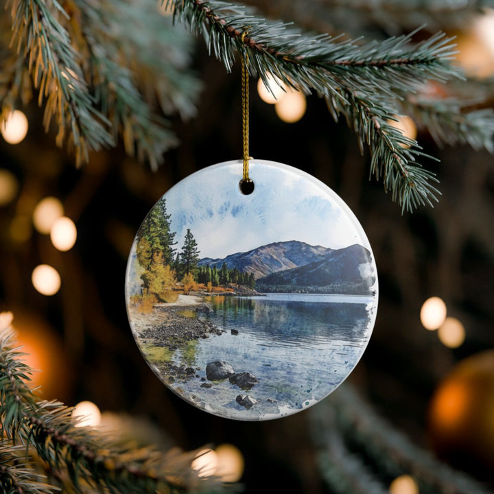 Clear Lake California USA Ornament: Unique Clear Lake Souvenir, Clear Lake California Xmas Decor, and Authentic Clear Lake Gift