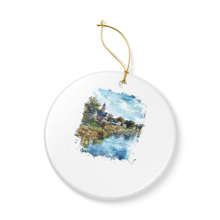 Clear Lake Iowa Ornament: Unique Clear Lake Souvenir, Clear Lake Iowa Xmas Decor, and Authentic Clear Lake Gift