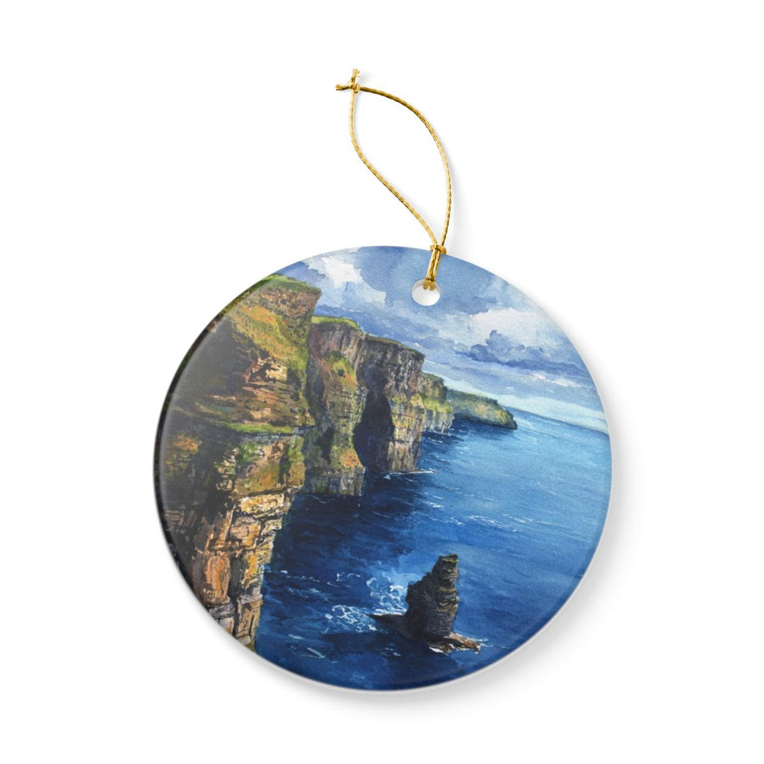 Cliffs of Moher Ireland Ornament: Unique Cliffs of Moher Souvenir, Cliffs of Moher Ireland Xmas Decor, and Authentic Cliffs of Moher Gift
