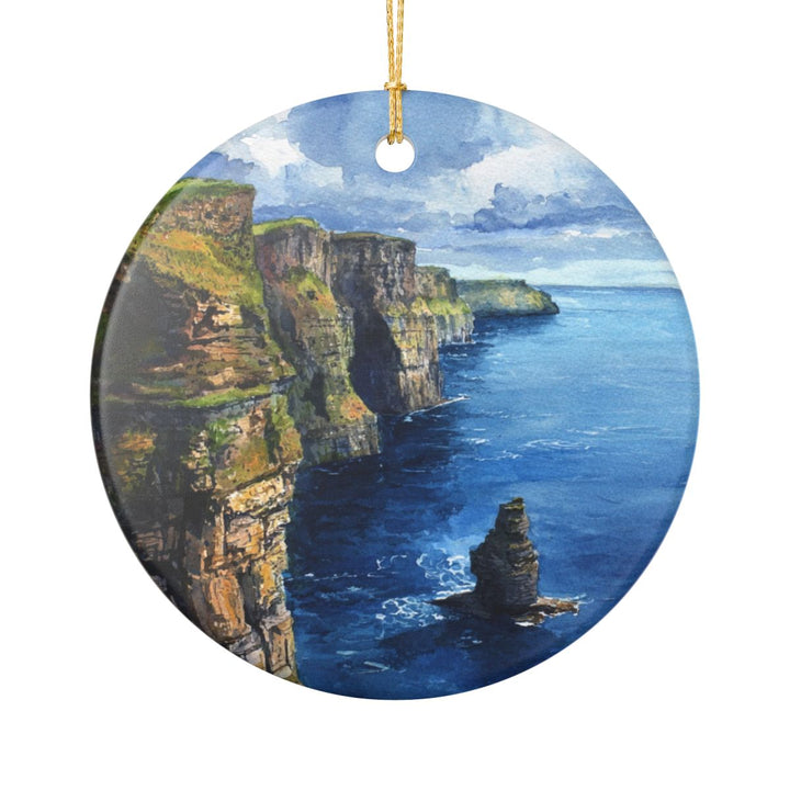 Cliffs of Moher Ireland Ornament: Unique Cliffs of Moher Souvenir, Cliffs of Moher Ireland Xmas Decor, and Authentic Cliffs of Moher Gift