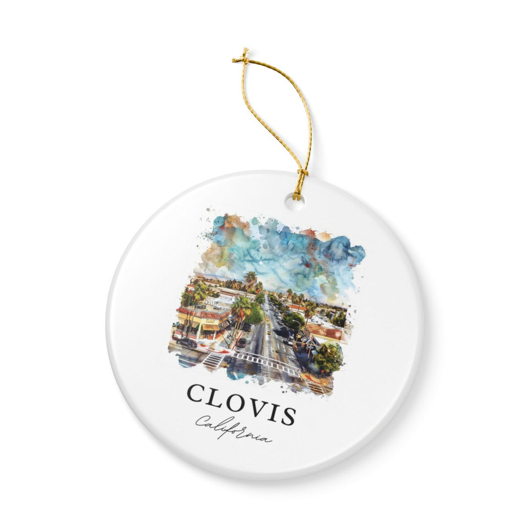 Clovis California Ornament | Christmas Travel Souvenir Gift