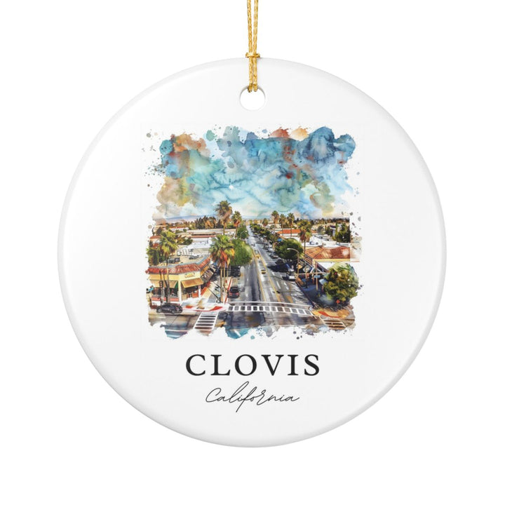Clovis California Ornament | Christmas Travel Souvenir Gift