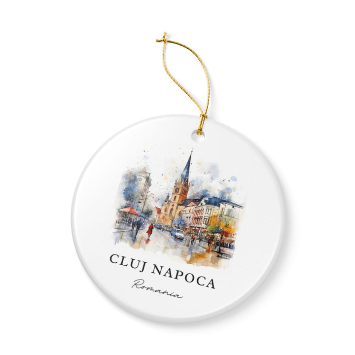 Cluj Napoca Romania Ornament: Unique Cluj Napoca Souvenir, Cluj Napoca Romania Xmas Decor, and Authentic Cluj Napoca Gift