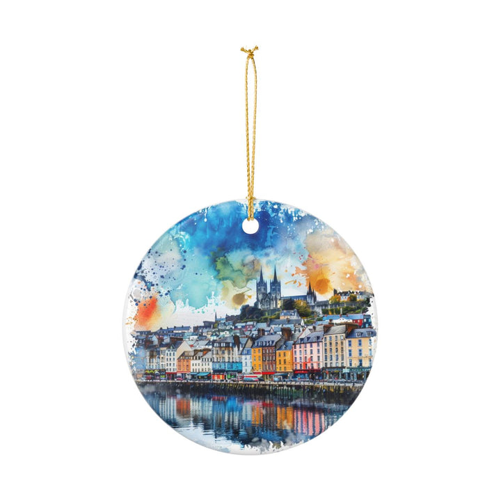 Cobh Ireland Ornament: Unique Cobh Ireland Souvenir, Cobh Ireland Xmas Decor, and Authentic Cobh Ireland Gift