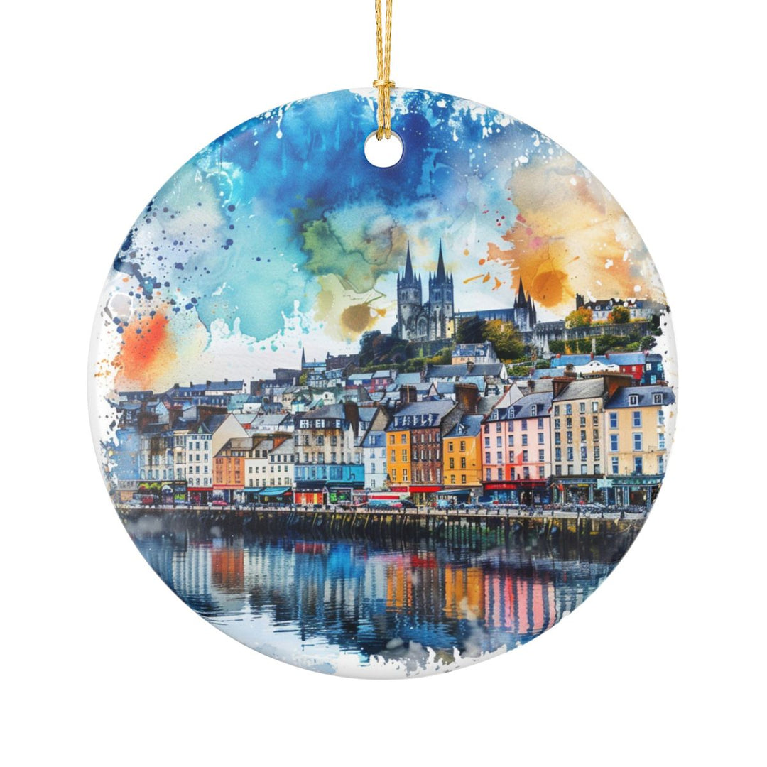 Cobh Ireland Ornament: Unique Cobh Ireland Souvenir, Cobh Ireland Xmas Decor, and Authentic Cobh Ireland Gift