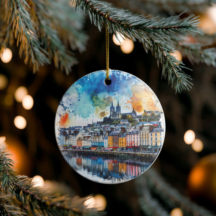 Cobh Ireland Ornament: Unique Cobh Ireland Souvenir, Cobh Ireland Xmas Decor, and Authentic Cobh Ireland Gift