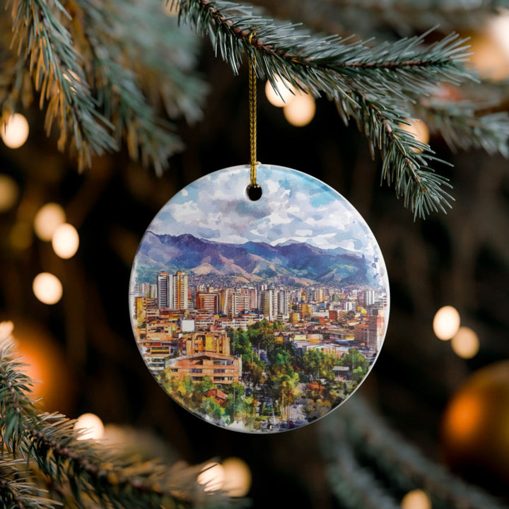 Cochabamba Bolivia Ornament: Unique Cochabamba Souvenir, Cochabamba Bolivia Xmas Decor, and Authentic Cochabamba Gift