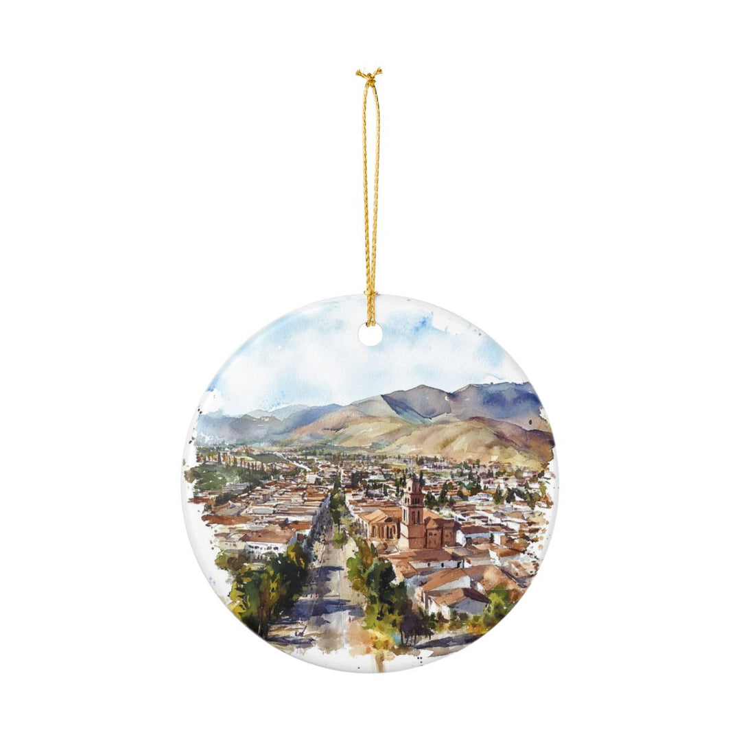 Cochabamba Bolivia Ornament: Unique Cochabamba Souvenir, Cochabamba Bolivia Xmas Decor, and Authentic Cochabamba Gift
