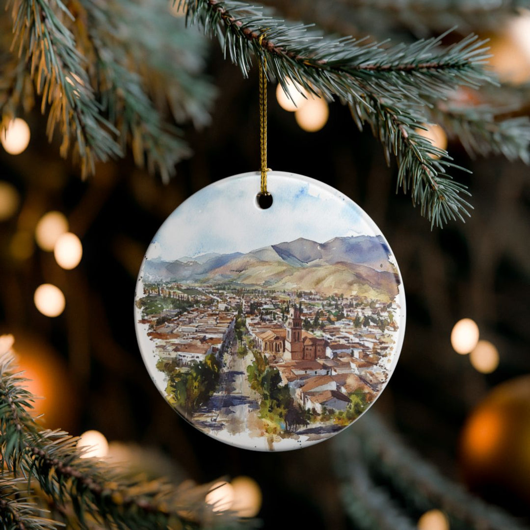 Cochabamba Bolivia Ornament: Unique Cochabamba Souvenir, Cochabamba Bolivia Xmas Decor, and Authentic Cochabamba Gift