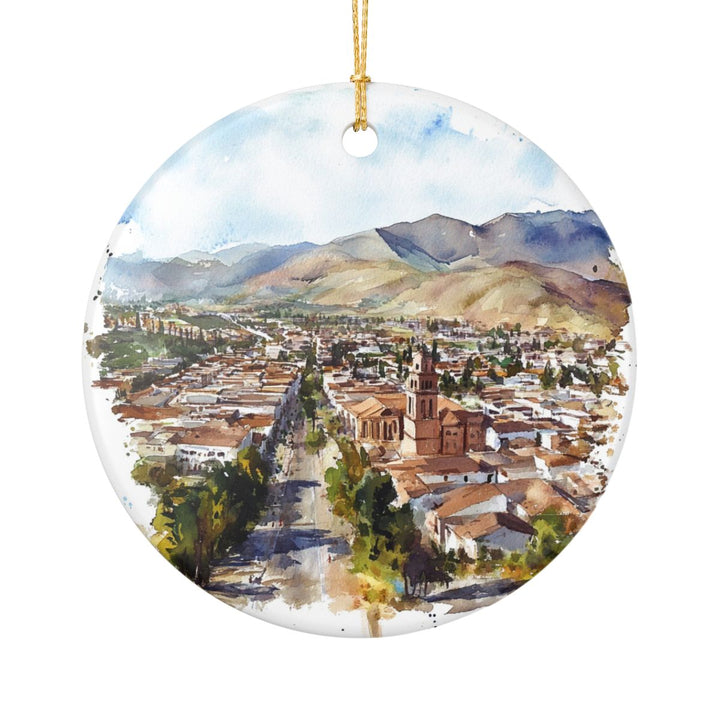Cochabamba Bolivia Ornament: Unique Cochabamba Souvenir, Cochabamba Bolivia Xmas Decor, and Authentic Cochabamba Gift